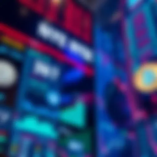 Stock market display showing 24/7 trading with digital tokens and graphs