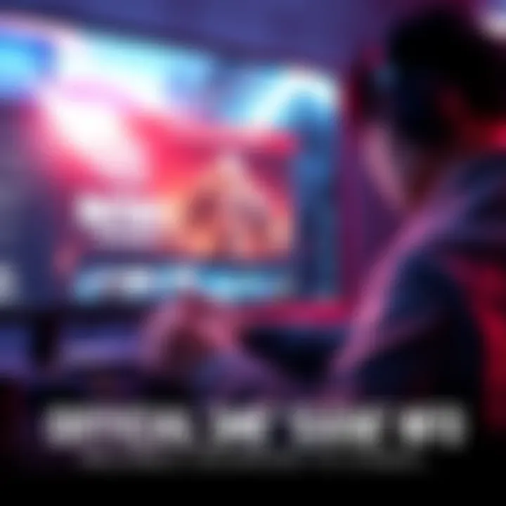 A person browsing a computer screen displaying official game news and updates.