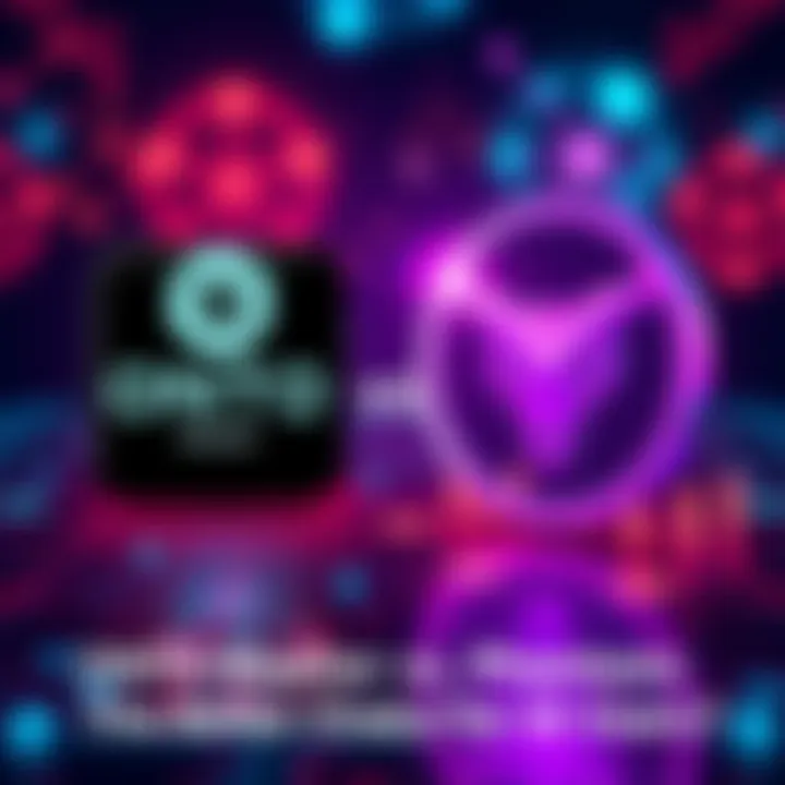 Visual comparison of ONTO Wallet and Phantom logos with data monetization icons and DeFi symbols