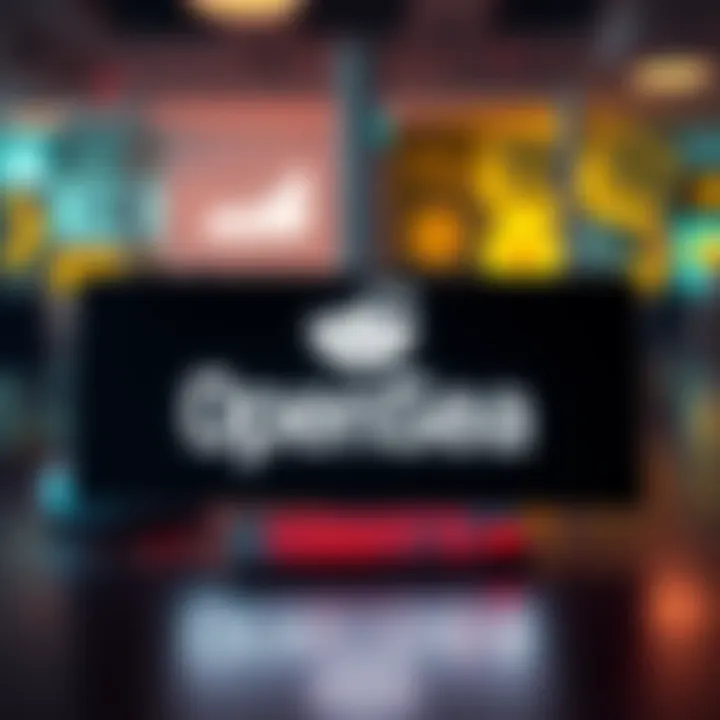 Graphic showing OpenSea logo with elements representing community interaction and feedback on Reddit