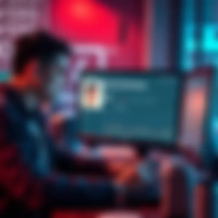 A worried seller looking at a computer screen with an unresponsive buyer's profile on a P2P exchange platform.