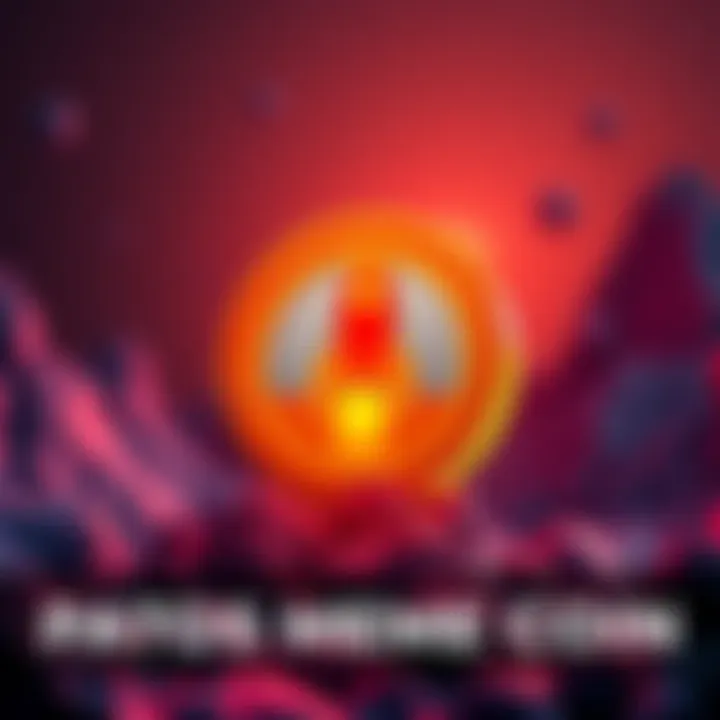 A graphic showing the Patos Meme Coin logo with a rocket symbol to represent growth in the crypto market.