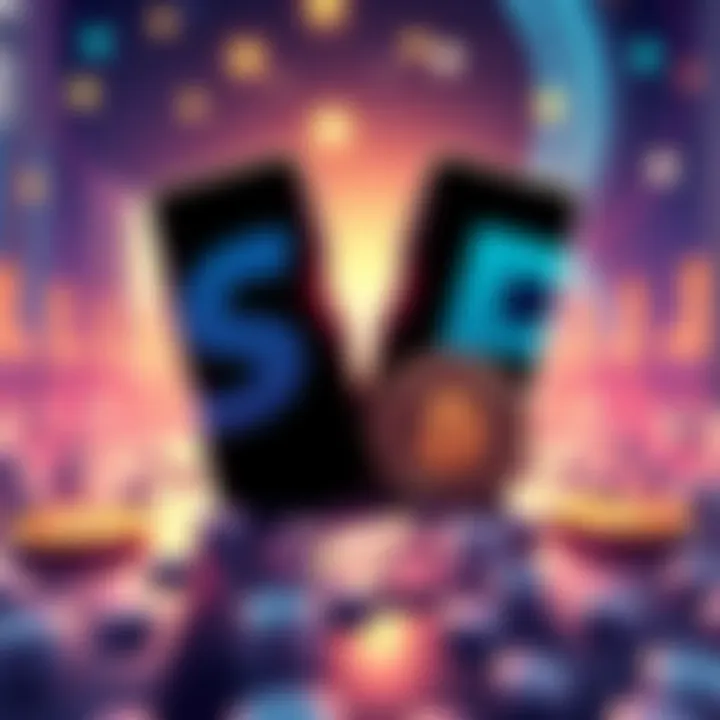 Illustration showing Stripe and PayPal logos with stablecoins symbols, indicating their integration in digital payments.