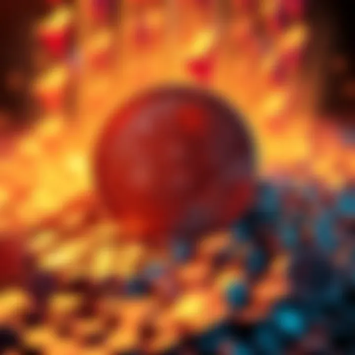 A graphic representation of a massive error with digital coins overflowing, symbolizing a $300 trillion mistake in stablecoin minting.