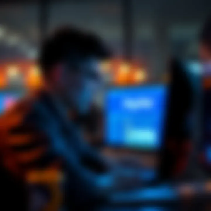 A frustrated user looking at their computer screen while checking PayPal for payout problems