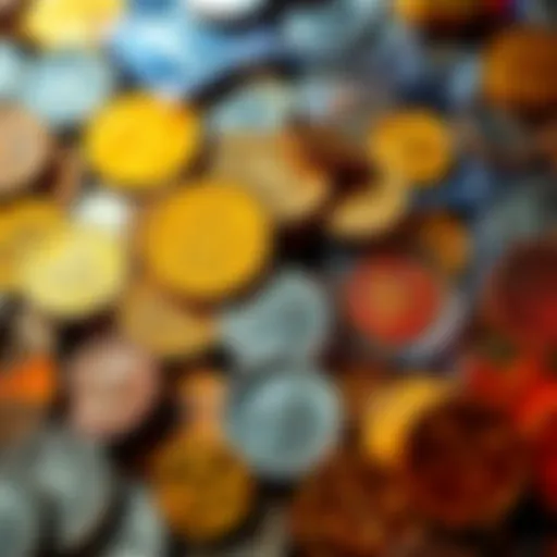 A display of various PCGS graded coins including US bullion and unique oddities from different countries.