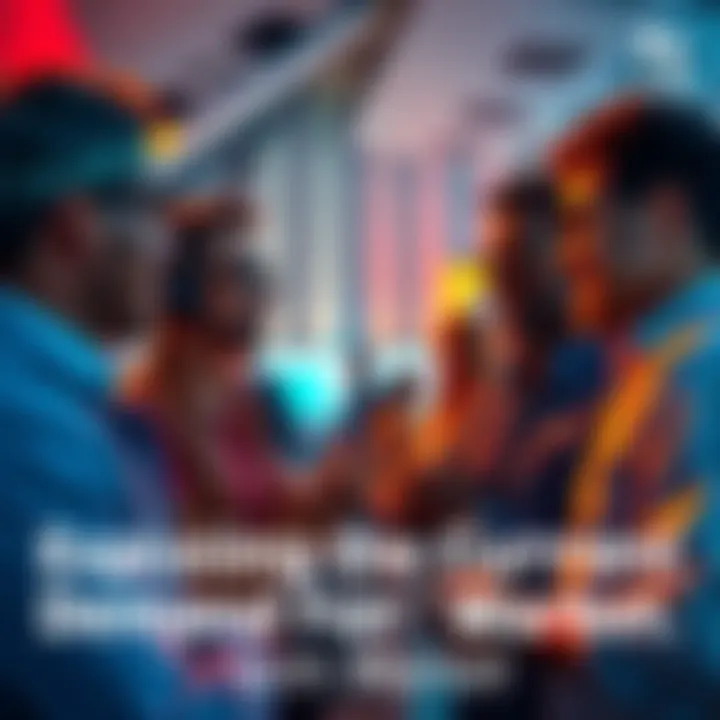 A group of people engaging in a conversation about copium, showing interest and excitement