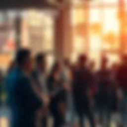 A group of people engaged in conversation about current events in a casual setting