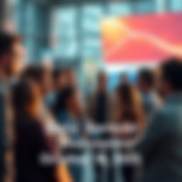 A group of people engaged in conversation about daily news and topics