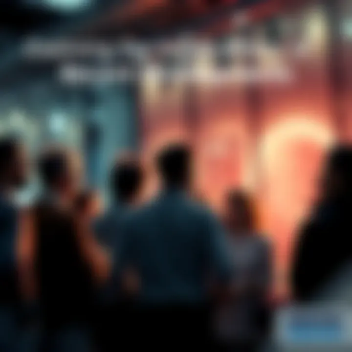 Group of people engaged in conversation about societal changes and their implications