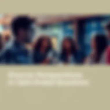 A group of people engaged in a lively conversation, sharing different perspectives on open-ended topics in a casual setting.