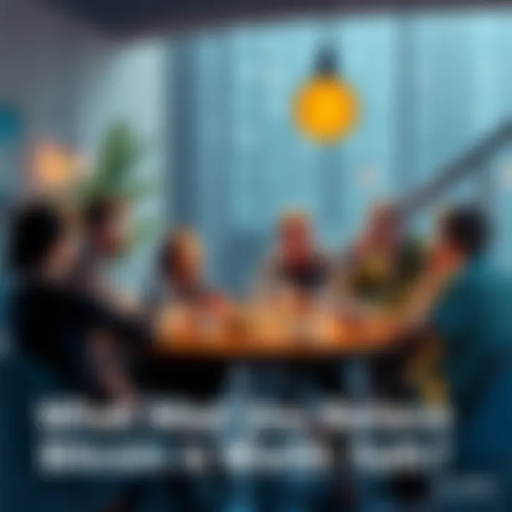 People Sharing Bitcoin Stories A group of people discussing their personal experiences with Bitcoin around a table