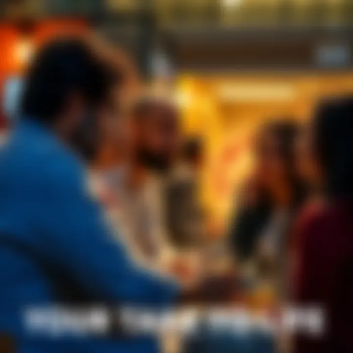 A group of diverse people engaging in discussion about life experiences