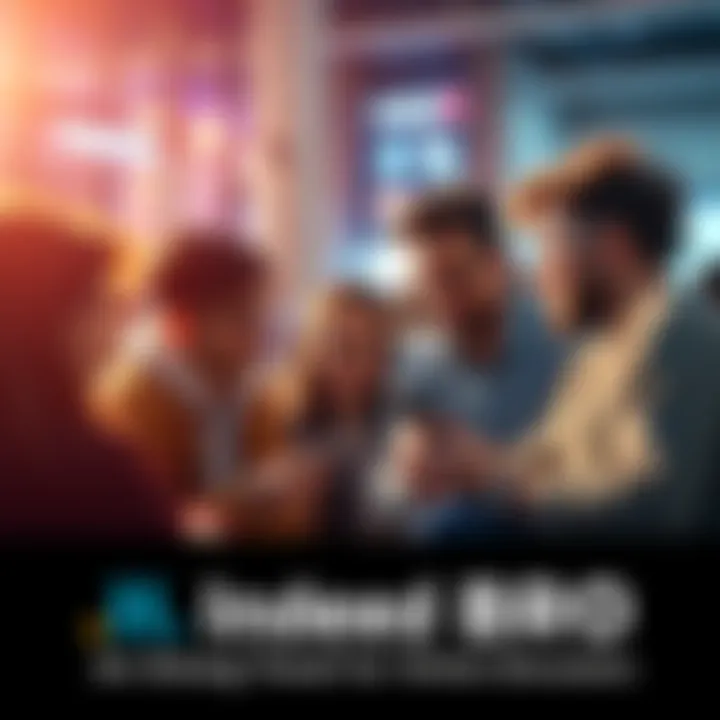 A group of people engaging with each other on a digital platform, sharing thoughts and using informal phrases like 'Indeed bro'.