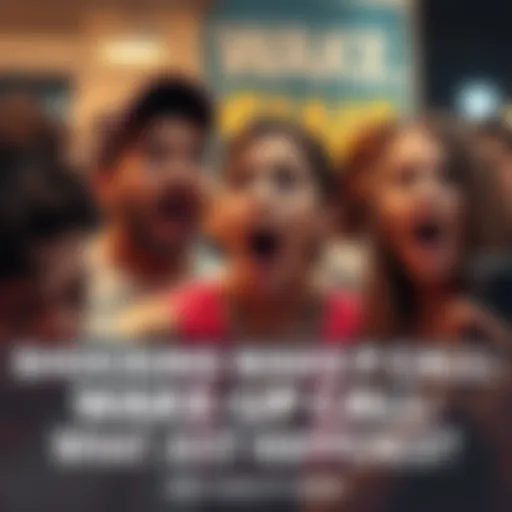 Group of people showing shock and surprise after learning about an unexpected event