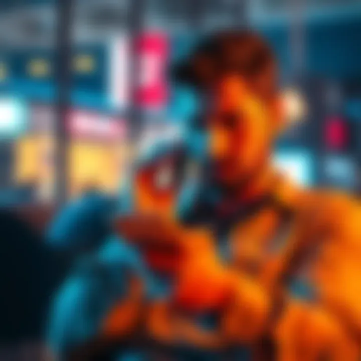 Individual on a phone looking concerned while discussing a financial issue