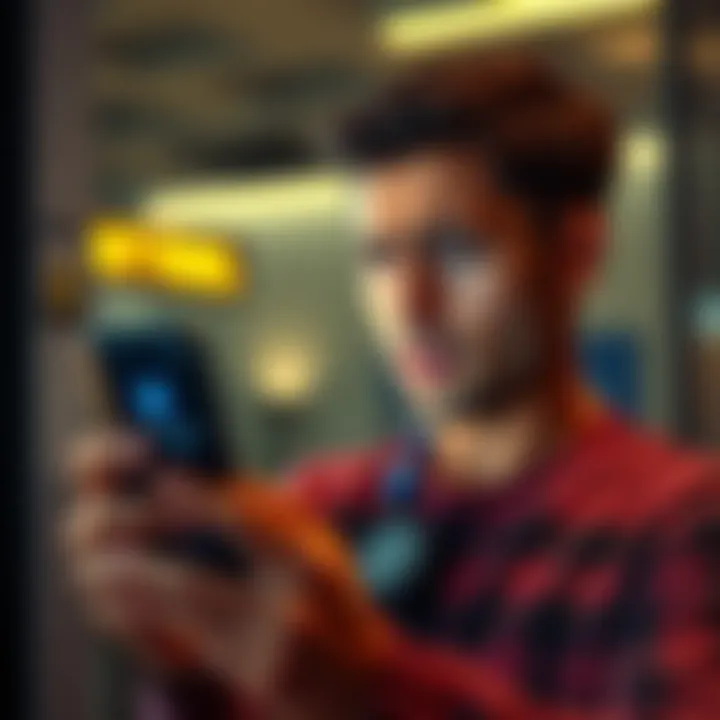 Individual looking at a smartphone with a confused expression, struggling to reset their Authenticator App