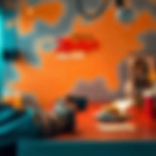 A person sits at a table looking at a phone with a puzzled expression, attempting to order Zaxby's from a distance on a map in the background