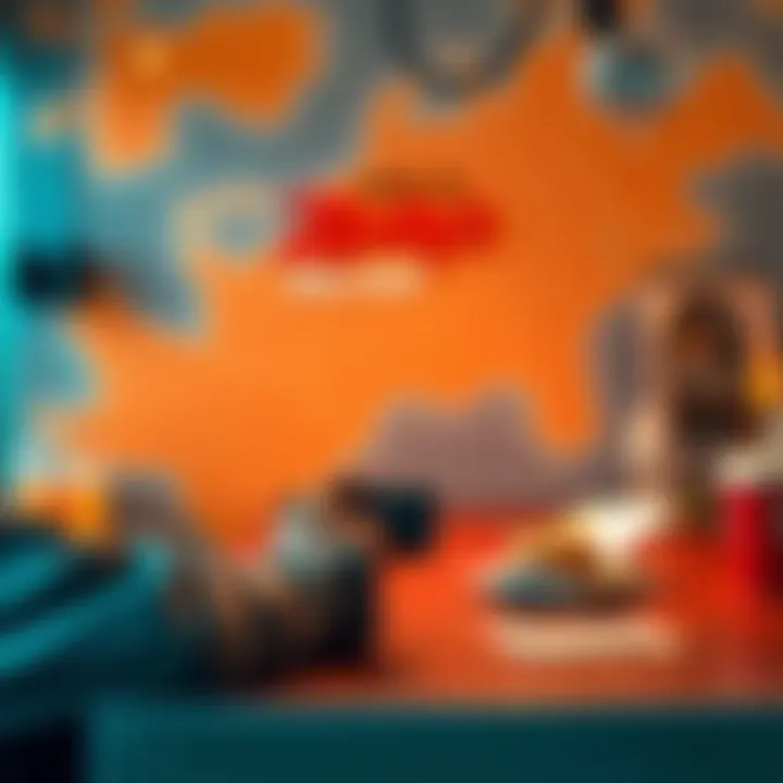 A person sits at a table looking at a phone with a puzzled expression, attempting to order Zaxby's from a distance on a map in the background