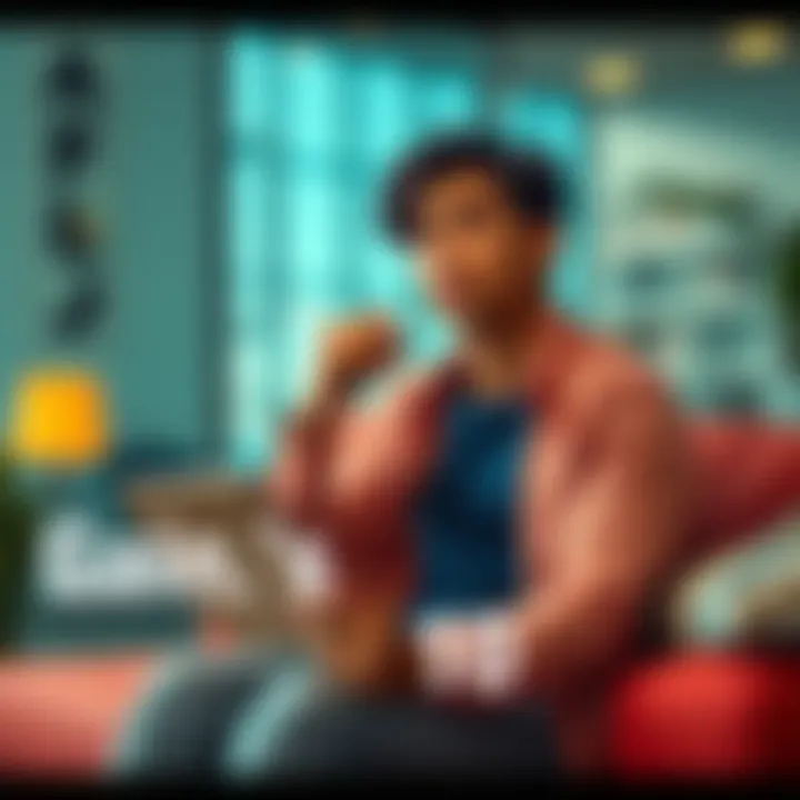 Individual sitting with a thoughtful expression, holding a journal and a healthy snack, contemplating weight goals