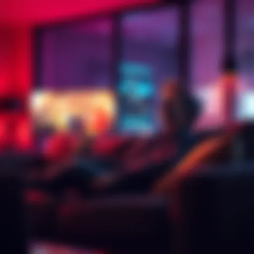 A person relaxing on a couch, enjoying their favorite show without interruptions from ads, looking satisfied with their choice of ad-free streaming service.