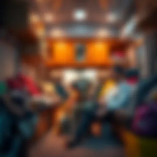 Individual sitting in an RV with their service dog, surrounded by personal belongings and looking concerned about health issues and bills.