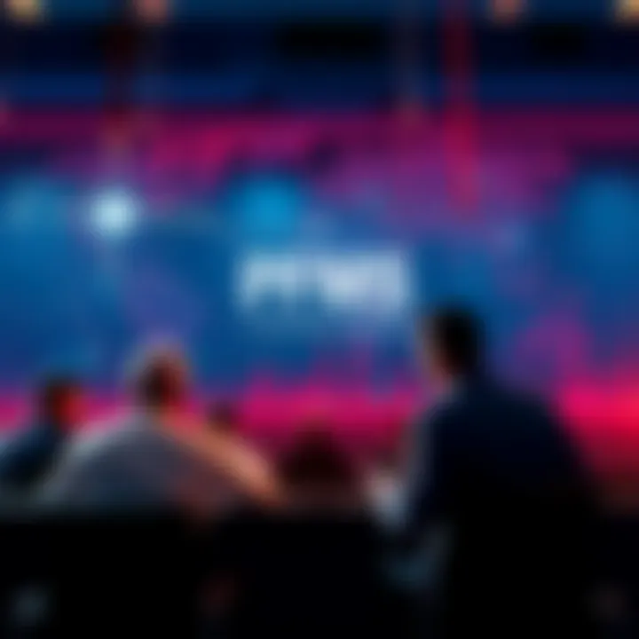 A digital representation of the Public Financial Management System (PFMS) integrated with the Cardano blockchain, showcasing government officials discussing technology adoption.
