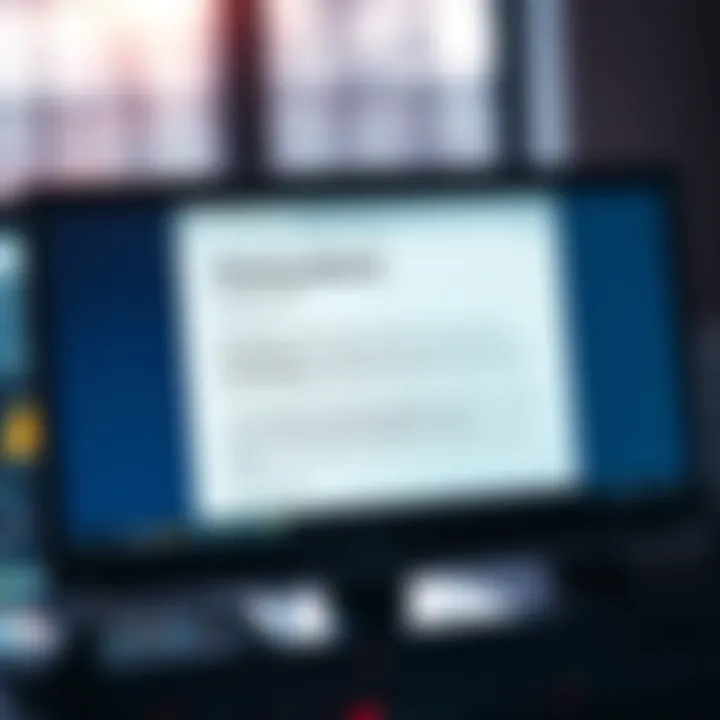 A computer screen displaying a fake email that looks like a SurveyMonkey message, warning about phishing scams.