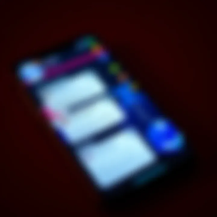 A smartphone screen displaying various ad notifications and rewards, showing concern over potential account bans for clicking too often.