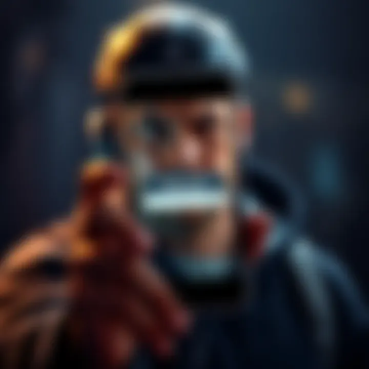 A person holding a smartphone with a confused expression, showing a message that says 'Login Code Not Received'.