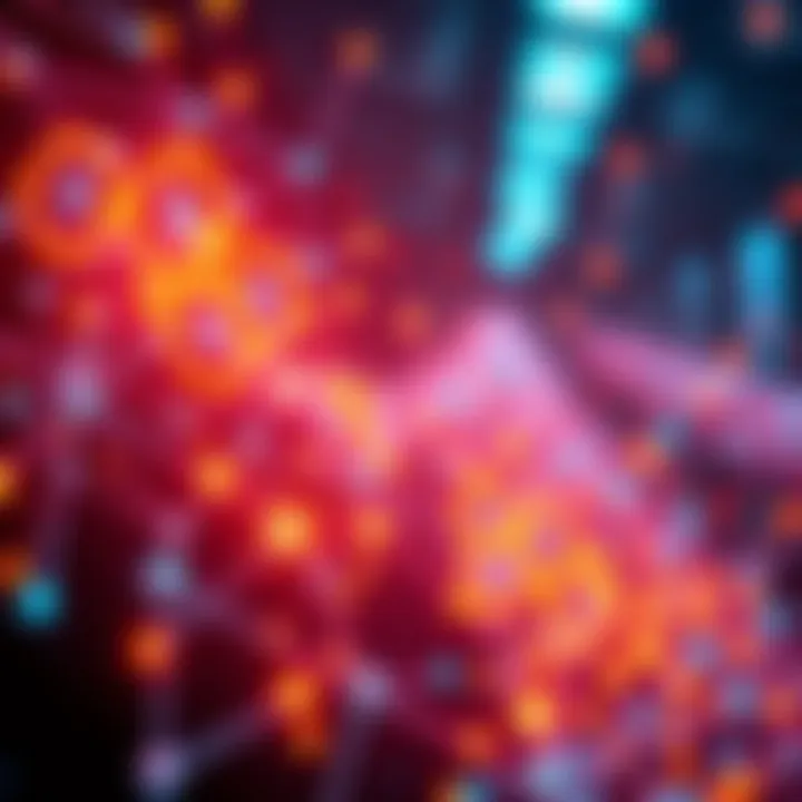 A futuristic depiction of a digital network symbolizing the Pi Genesis project, showcasing interconnected nodes and vibrant colors representing innovation and transformation.