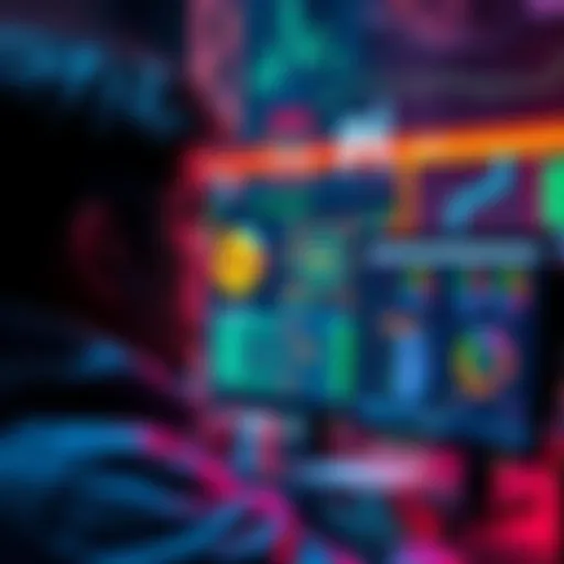 Miner reviewing their Pi account and name change status on a computer