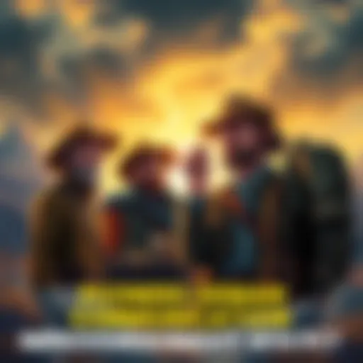 Group of pioneers discussing communication issues with PCT, showing frustration and determination