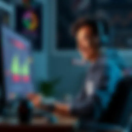 A new player happily checking their earnings from running ads and taking surveys on a computer