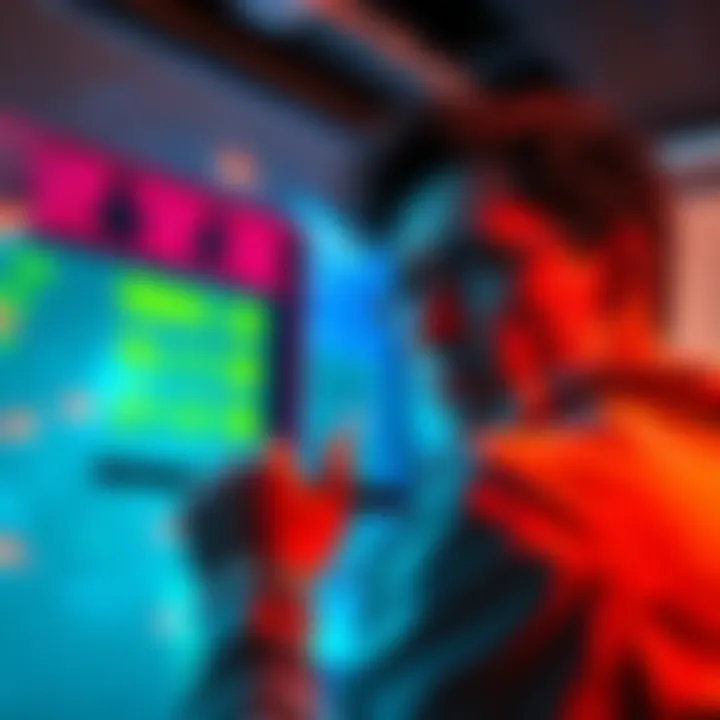 A player shows frustration while trying to complete a fishing minigame, with a game interface displaying fast-moving fish and points. The player looks focused and overwhelmed.