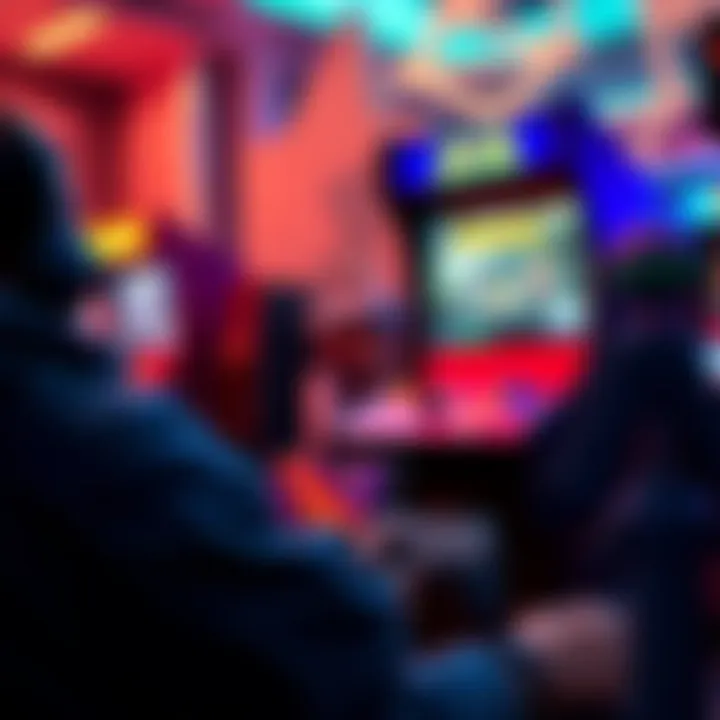 A person playing video games on a console while offline, with a focus on avoiding ads in Atlas Arcade.