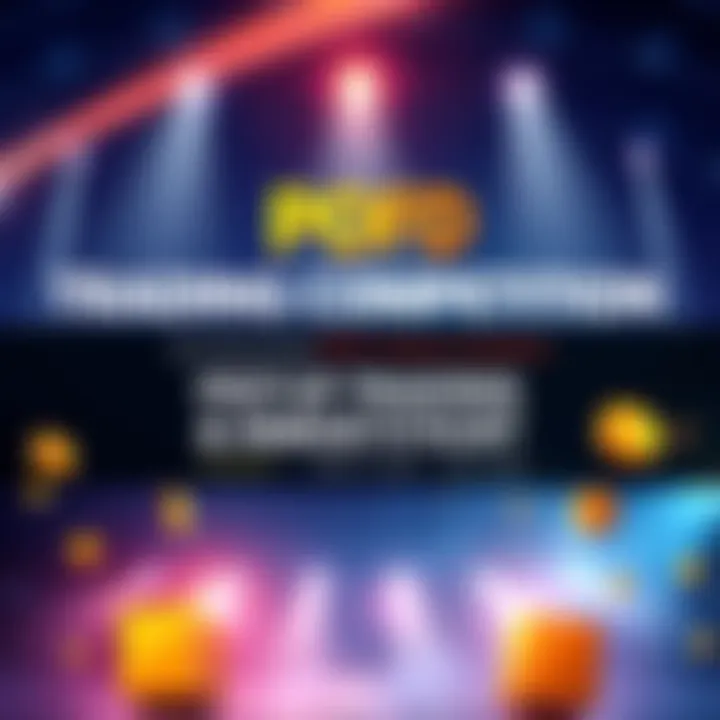 Graphic showing details of the POFD Trading Competition with prize pool information and event dates