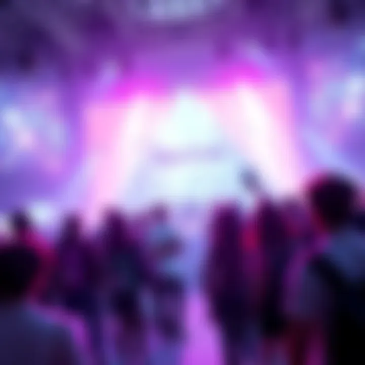 People participating in a voting event for the Polkadot runtime upgrade with visuals of the Revive platform