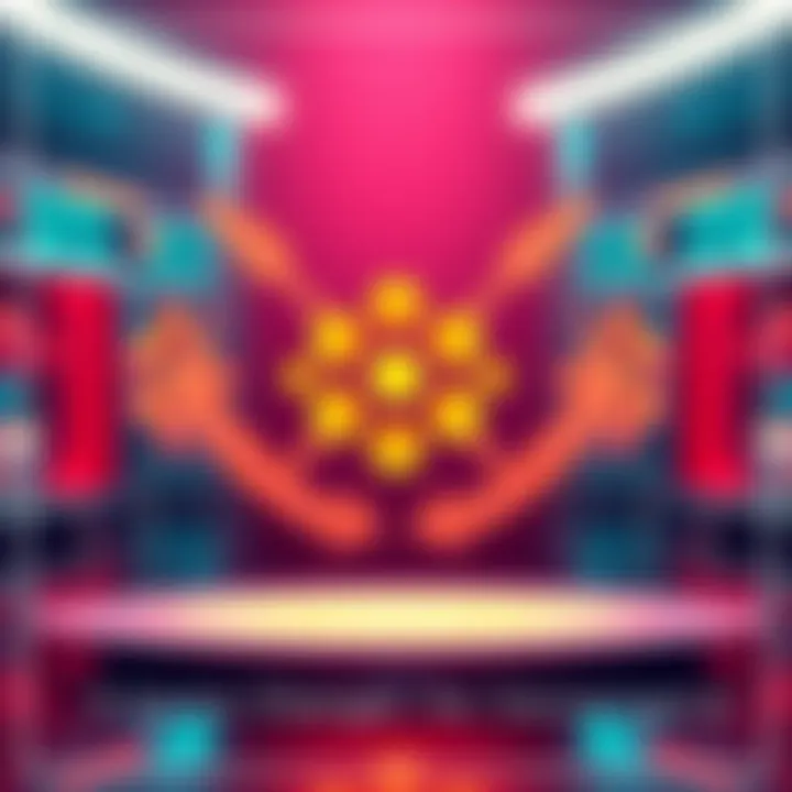 Illustration showing Polkadot logo with arrows representing governance changes, symbolizing a shift in DOT management.