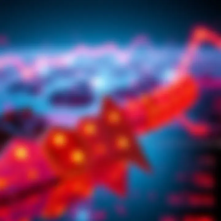 A graphic showing a downward trend in cryptocurrency values with Polkadot logos fading away, representing portfolio halving and the need for patience in investment.