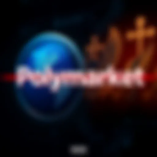 Polymarket logo next to military symbols reflecting insider trading concerns