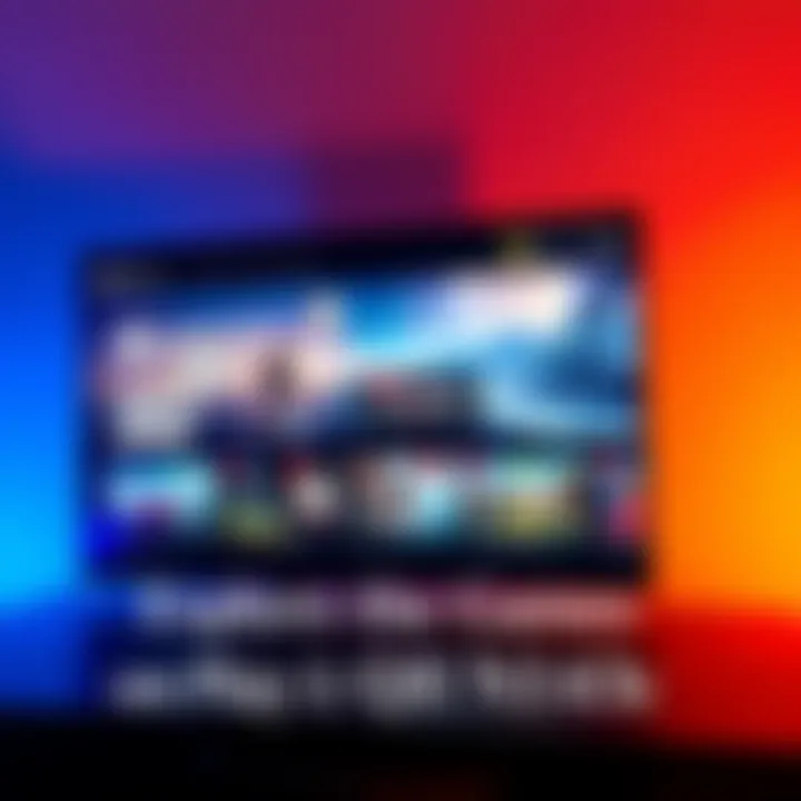 A collection of popular video games on Avalanche like OFF THE GRID and Spellborne displayed on a screen