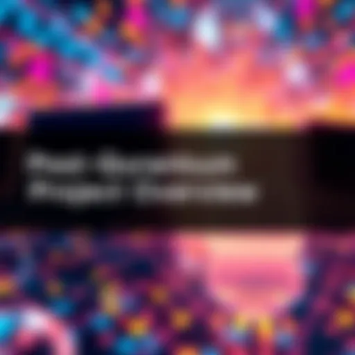 A visual representation of blockchain technology and quantum computing, featuring a digital lock symbolizing security against quantum threats.