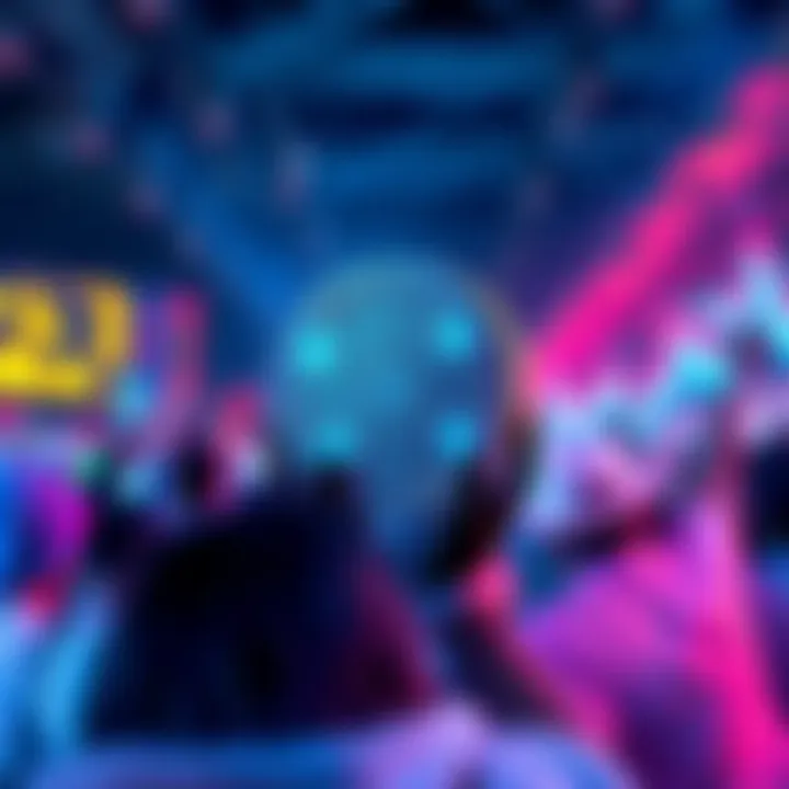 A visual representation of the $POWSCHE token with charts showing growth and people celebrating community events.