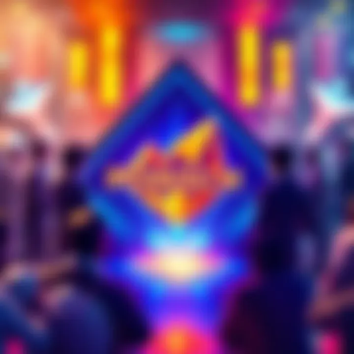 A vibrant graphic featuring the POWSCHE logo, symbolizing community support and development in the crypto space.