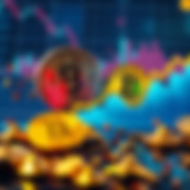 Graph showing precious metals increasing in value while Bitcoin declines, illustrating market confusion after Fed cuts.