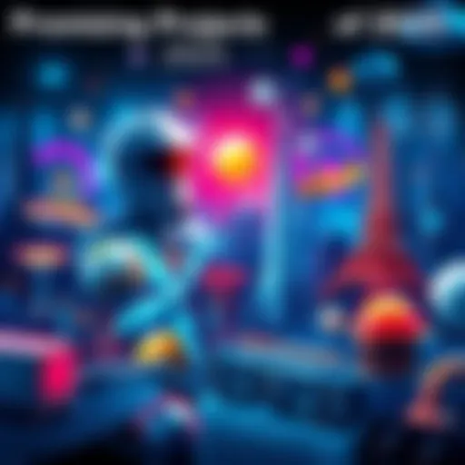 A collage of innovative projects and technologies being discussed in 2025