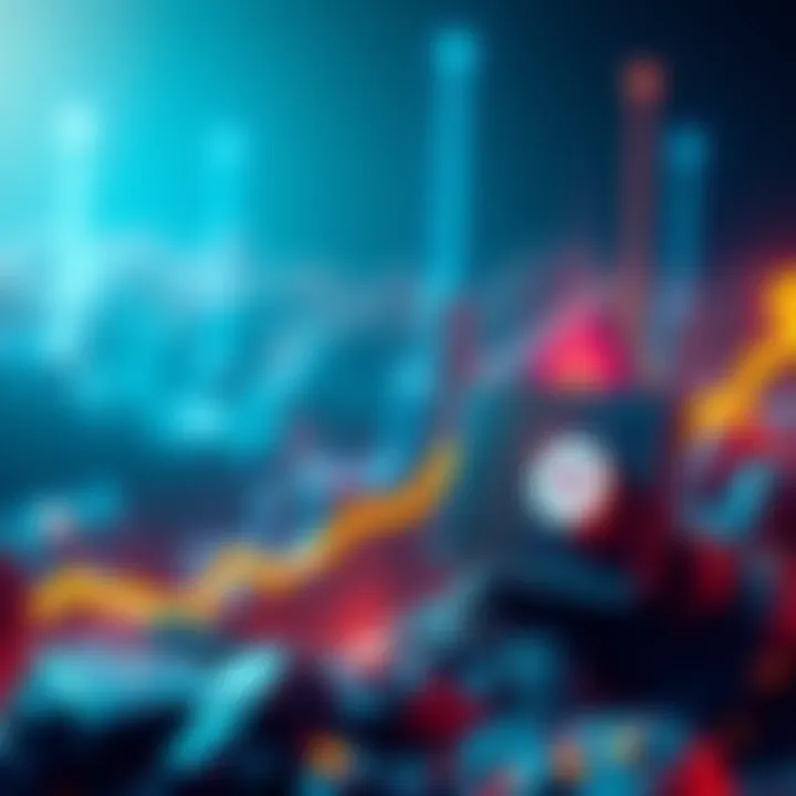 A visual representation of cryptocurrency investment showing a chart with rising values and a digital wallet icon, symbolizing the unexpected profits from PulseChain.
