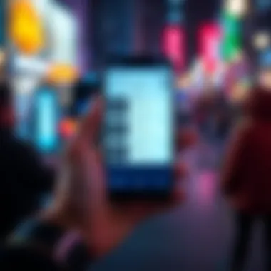 Person holding a smartphone displaying virtual card options with Monero logo