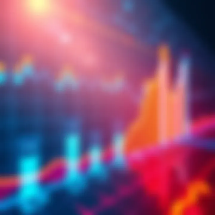 A chart generated from real data using Python code. It shows data points graphed on a grid with an upward trend.